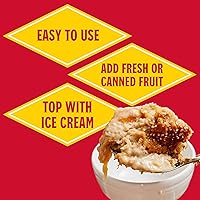 Vista 3 de Cobbler Mix 10.58 onzas (paquete de 2) – Postre casero en minutos – Solo tienes que añadir tu fruta favorita – Manzana, melocotón, bayas y más por