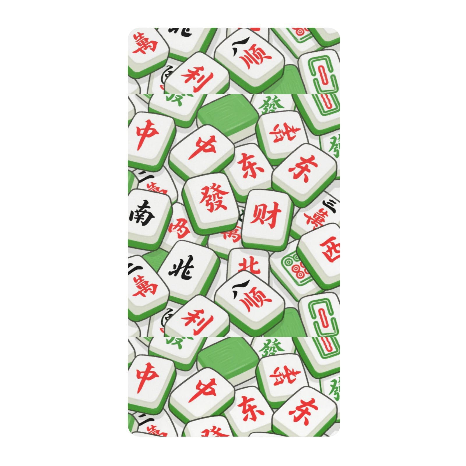 Kreskówka Mahjong zielone łóżeczko dziecięce prześcieradła dla chłopców dziewcząt bawełna dziecko Playard prześcieradło miękkie wygodne chłopiec dziewczynka łóżeczko dziecięce prześcieradło do