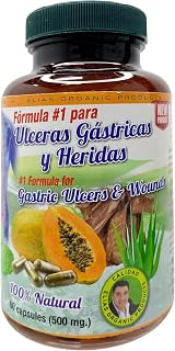 Elias Organic Cuachalalate Ulceras, Gastricas y Heridas 500 mg 60 Capsules