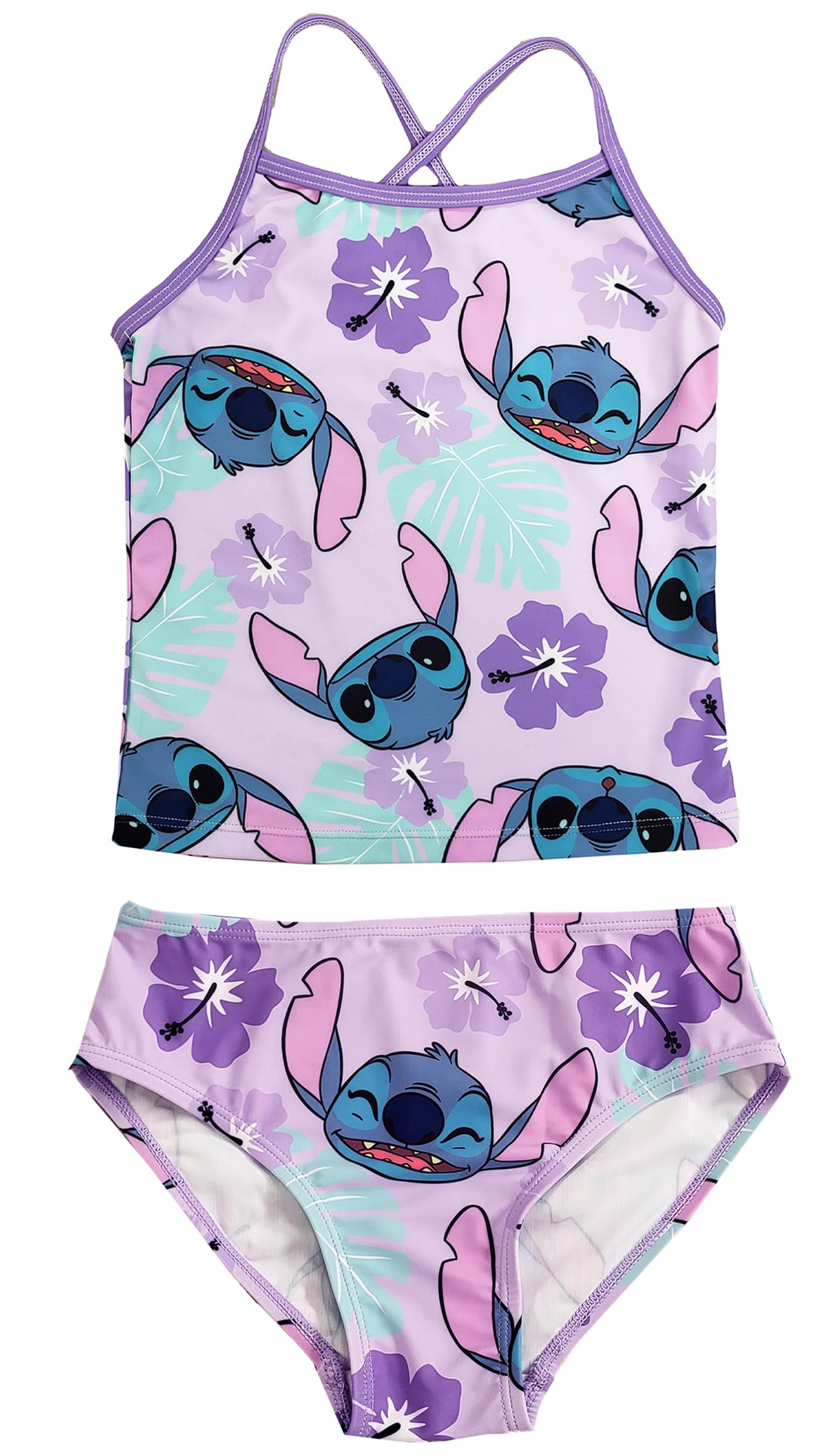 Disney Lilo & Stitch Maillot de bain tankini 2 pièces pour fille