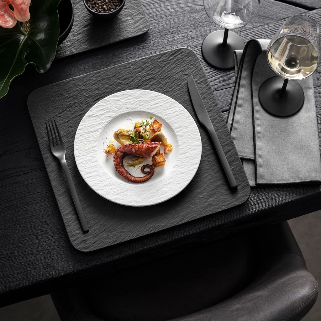Amazon.com: Villeroy & Boch Manufacture Rock Blanc Salad Plate
