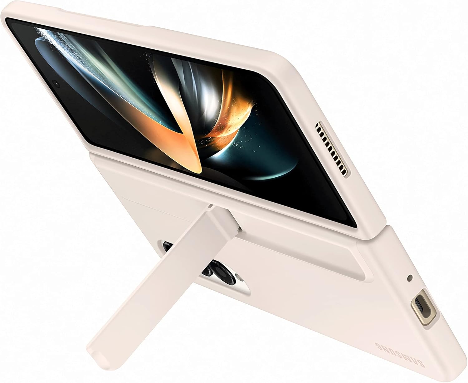Samsung Galaxy Z Fold4 Official Standing Cover with Pen Sand