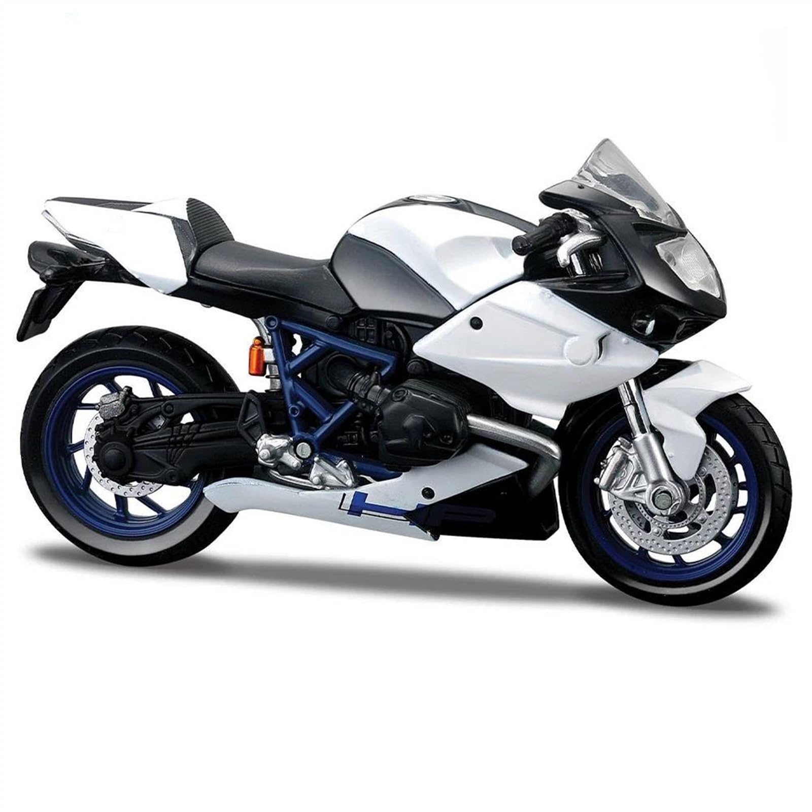 Modello in Scala 1:12 Modello di Moto Pressofuso in Metallo da Collezione per Moto per BMW HP2