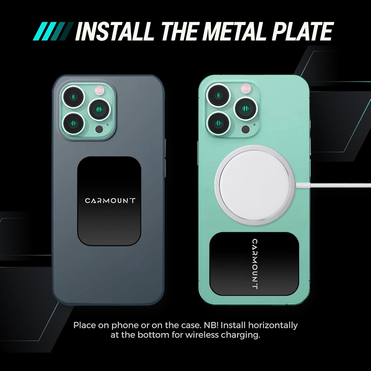 CARMOUNT F2 Adjustable Car Mount | 2.0 Magnetic Phone Mount, Dashboard Phone Holder for Car, 6X N52 Magnets, 360° Rotation & Tilt, Universal Dash Mount for All Cell Phones - Image 4