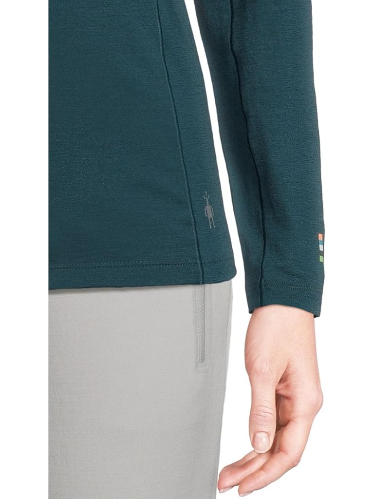 Blue Smartwool Classic All-Season Merino Base Layer 1/4 Zip