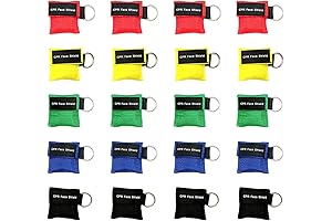 AOUTACC Mouch Mask Pouch: Emergency Resuscitation Face Shield