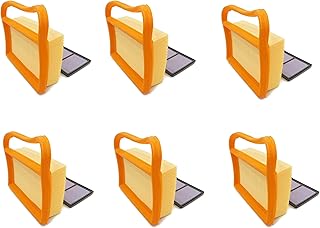 6 Pack Premium Quality Air Filter Set for STIHL TS410 TS420 SAWS Replaces 4238 141 0300 & 4238 140 1800，4238-140-4402 Pre-Filter Included