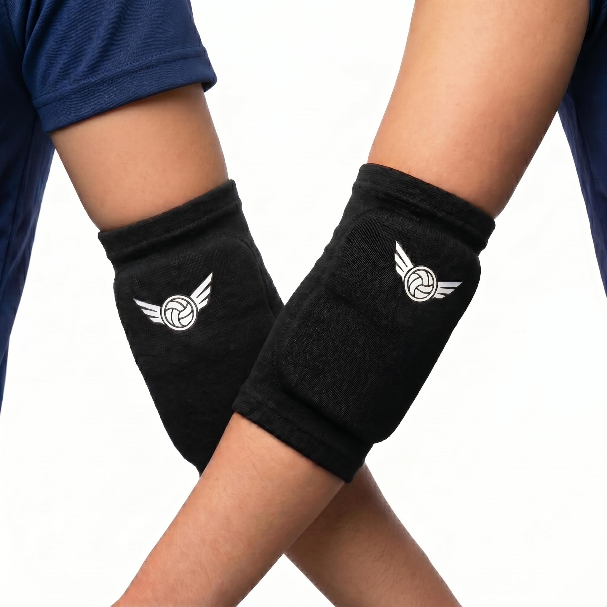 Baylee and Me Low-Profile Volleyball Elbow Pads, Youth & Women, Pair