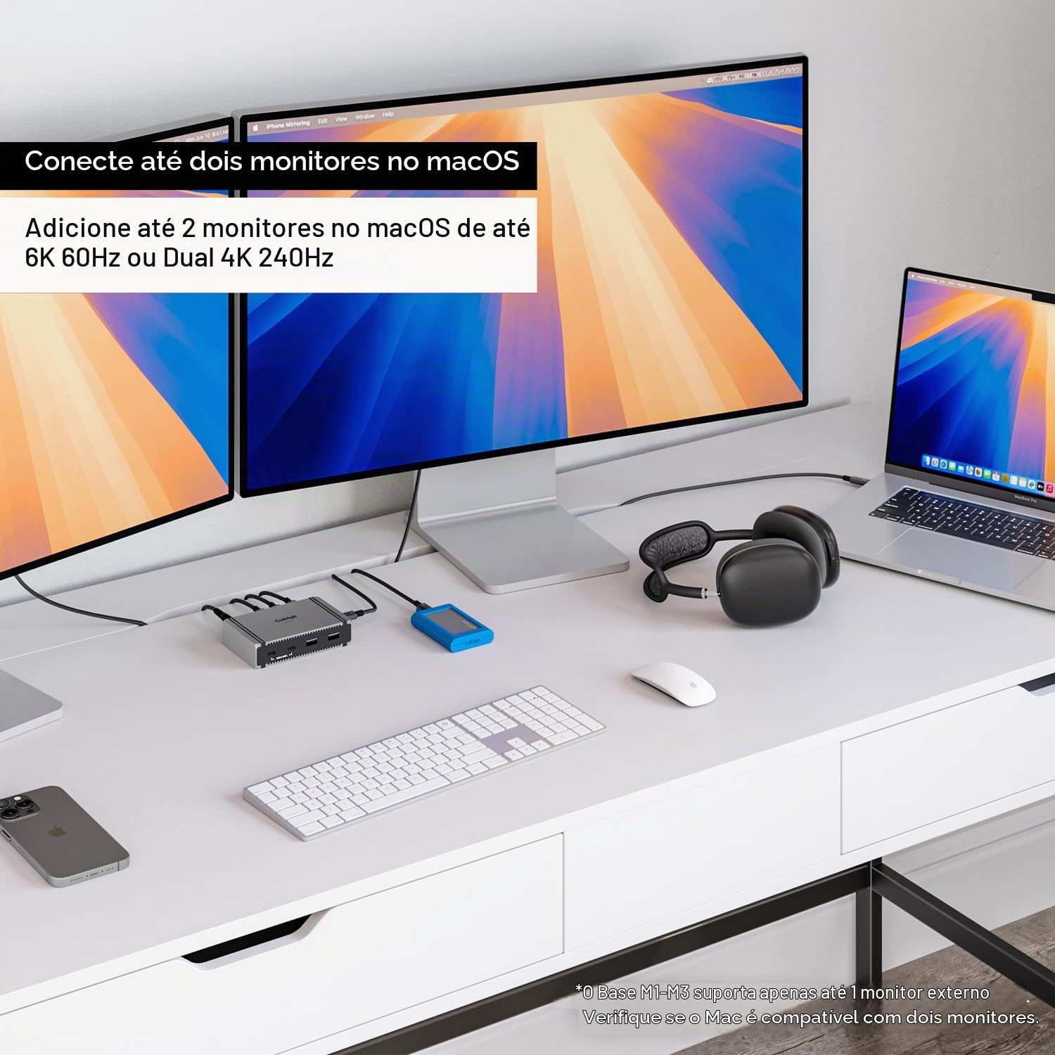 CalDigit E5 - Hub Thunderbolt 5 Element 5-9 portas, 4 portas