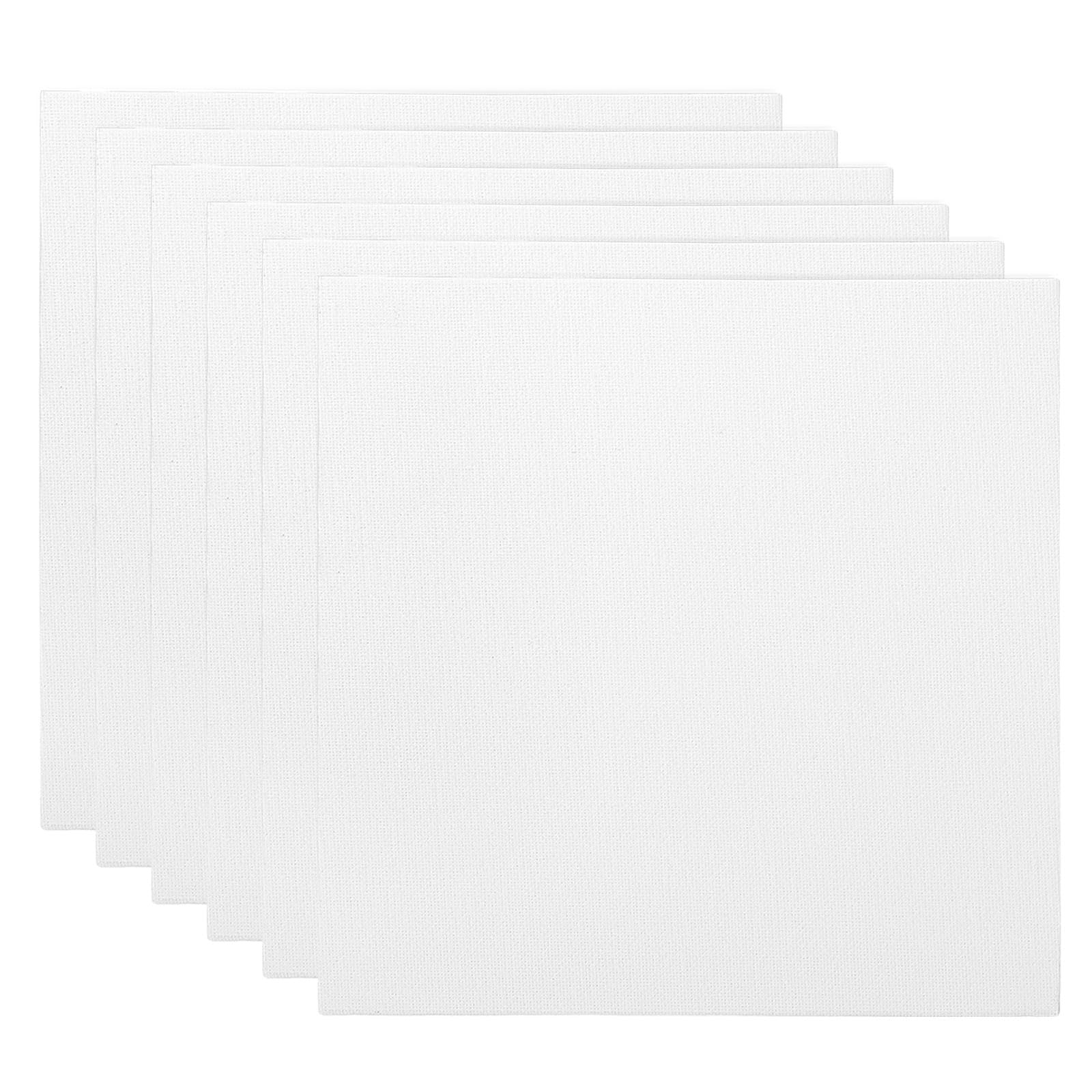 Toiles de peinture 8x8 pouces prêtes à l'emploi pour éviter l'absorption