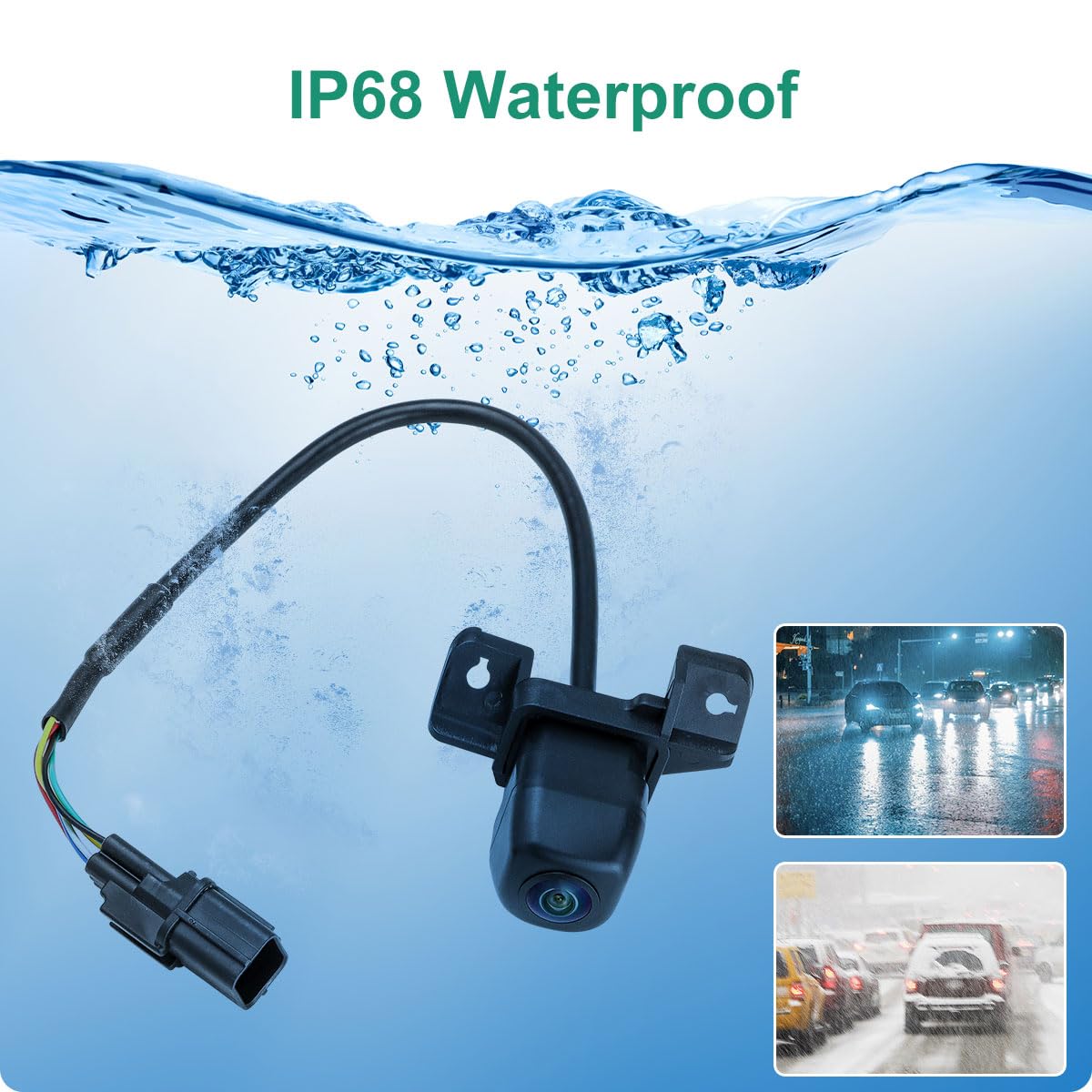 A-Premium Rear View Backup Camera For Hyundai Santa Fe 2007-2011 - Park Assist Replacement