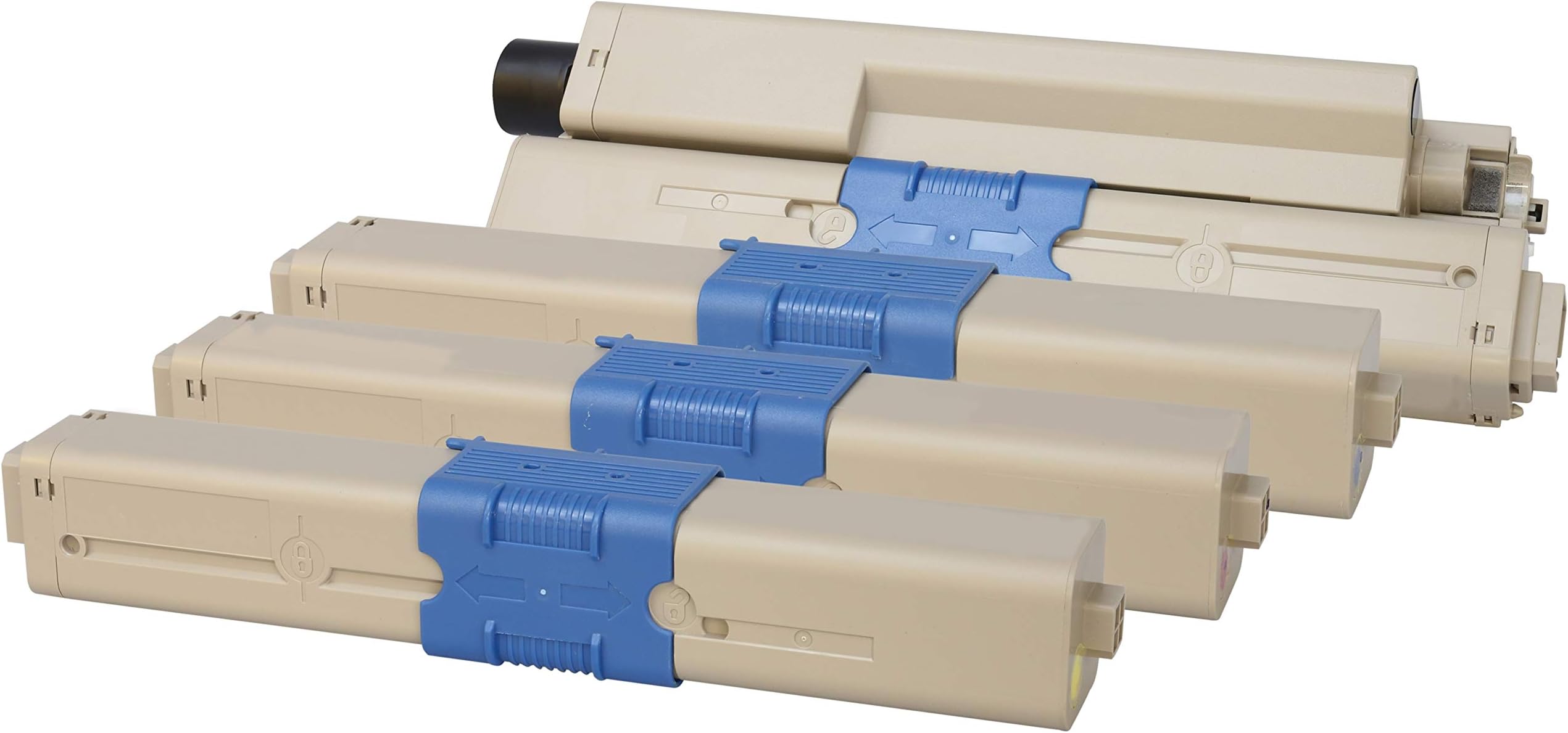 TONER EXPERTE® C301 C321 MC332 MC342 4 Toner Cartridges compatible for Oki C301dn C321dn MC332dn MC342dn MC342dnw MC342dw MC342w | 44973536 2200 Pages 44973535 44973534 44973533 1500 Pages