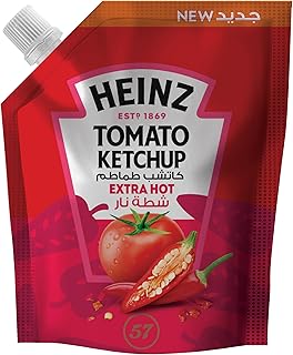 كاتشب طماطم تي كيه فلافور بنكهة حارة للغاية من هاينز - 125 جرام