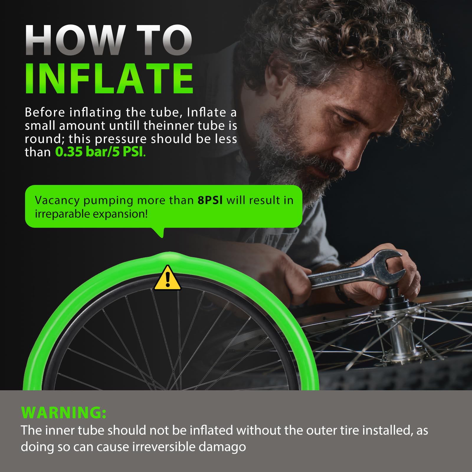 WHEELO Paquete de 2 tubos interiores de TPU, 700C x 18-32 mm, tubo de bicicleta de carretera de 45 mm/65 mm/85 mm, fuerte y compacto | Compatibilidad de llanta y freno de disco