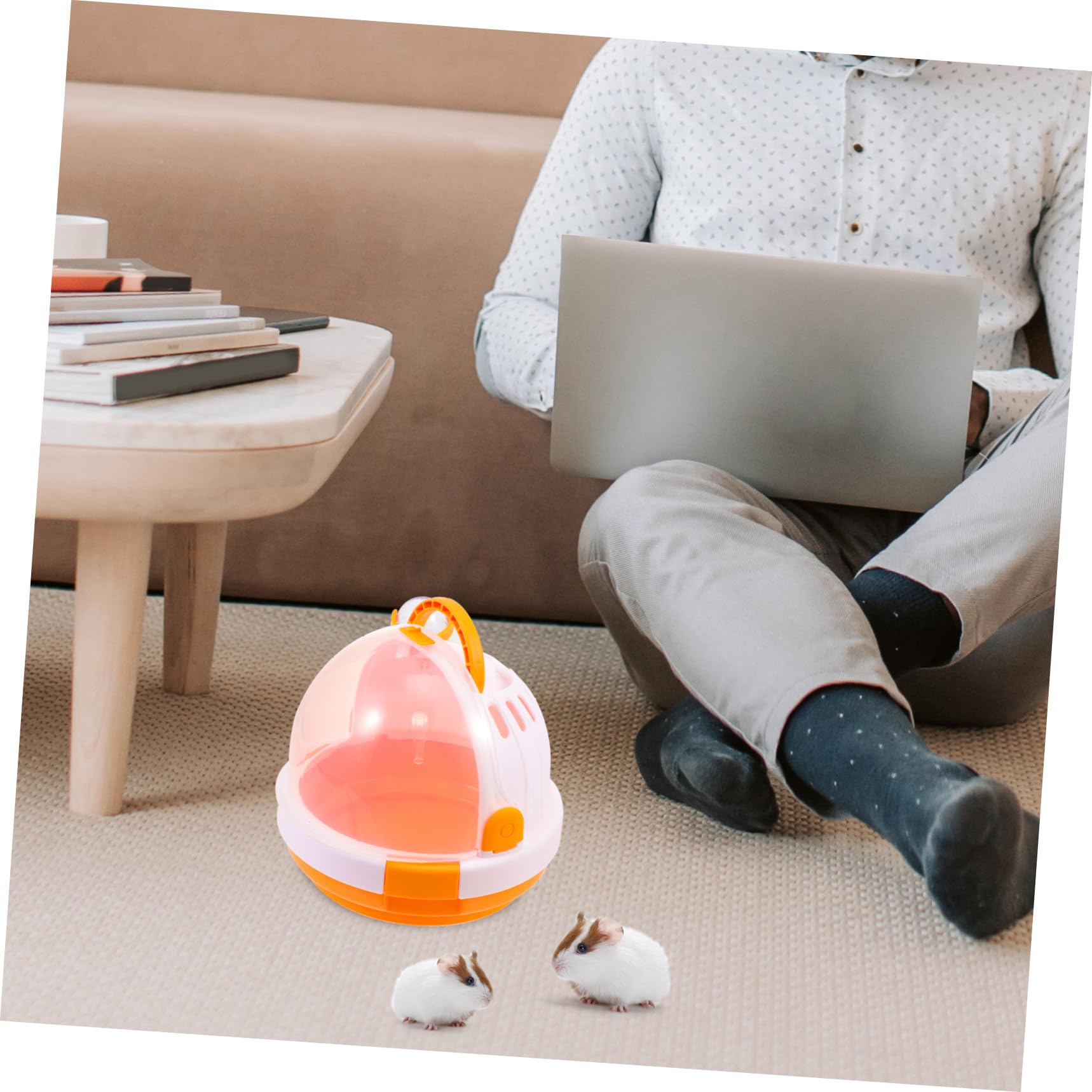 Reisehamsterkäfig Aus Bequemen Materialien Für Kleine Haustiere Mit Belüftungsöffnungen Für Optimalen Luftstrom Und Beim Transport Hamster-reisekäfig Leicht Und Tragbar Für Outdoor