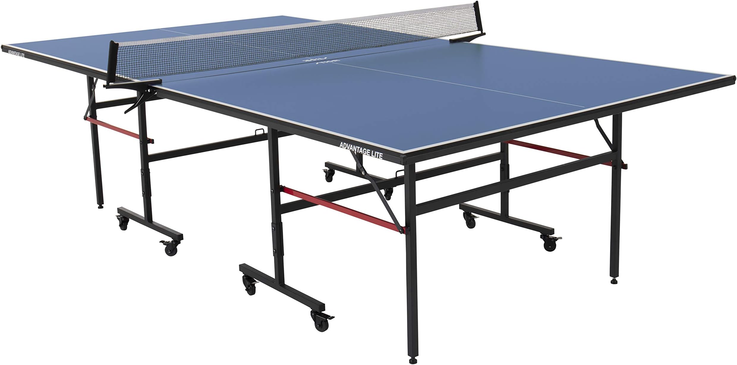 STIGA Advantage Competition-Ready Indoor Table Tennis Table 95% Preassembled Out of the Box with Easy Attach and Remove Net