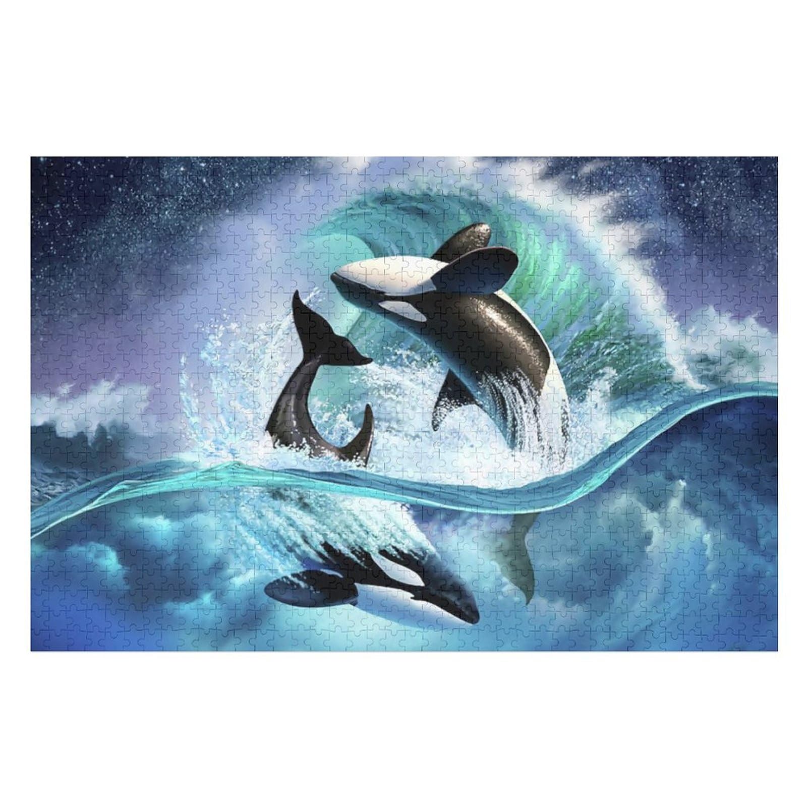 シャチと海の生物のジグソーパズル Amazon.co.jp: パズル シャチ 海洋生物 鯨 ジグソーパズル 300ピース