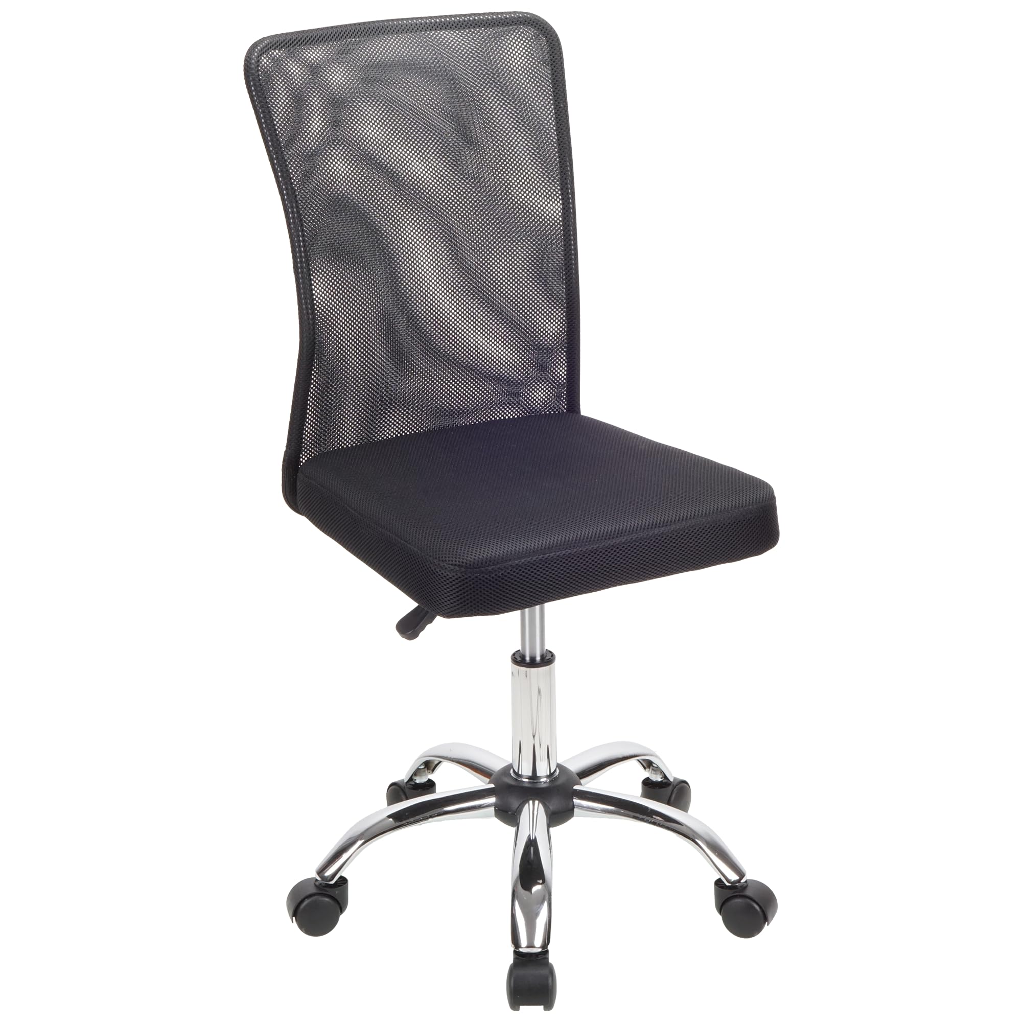 T-THREE. Silla de oficina ajustable ergonómica de malla giratoria, silla de oficina, silla de escritorio, soporte lumbar, altura ajustable, función de balanceo giratorio de 360°, asiento trasero de