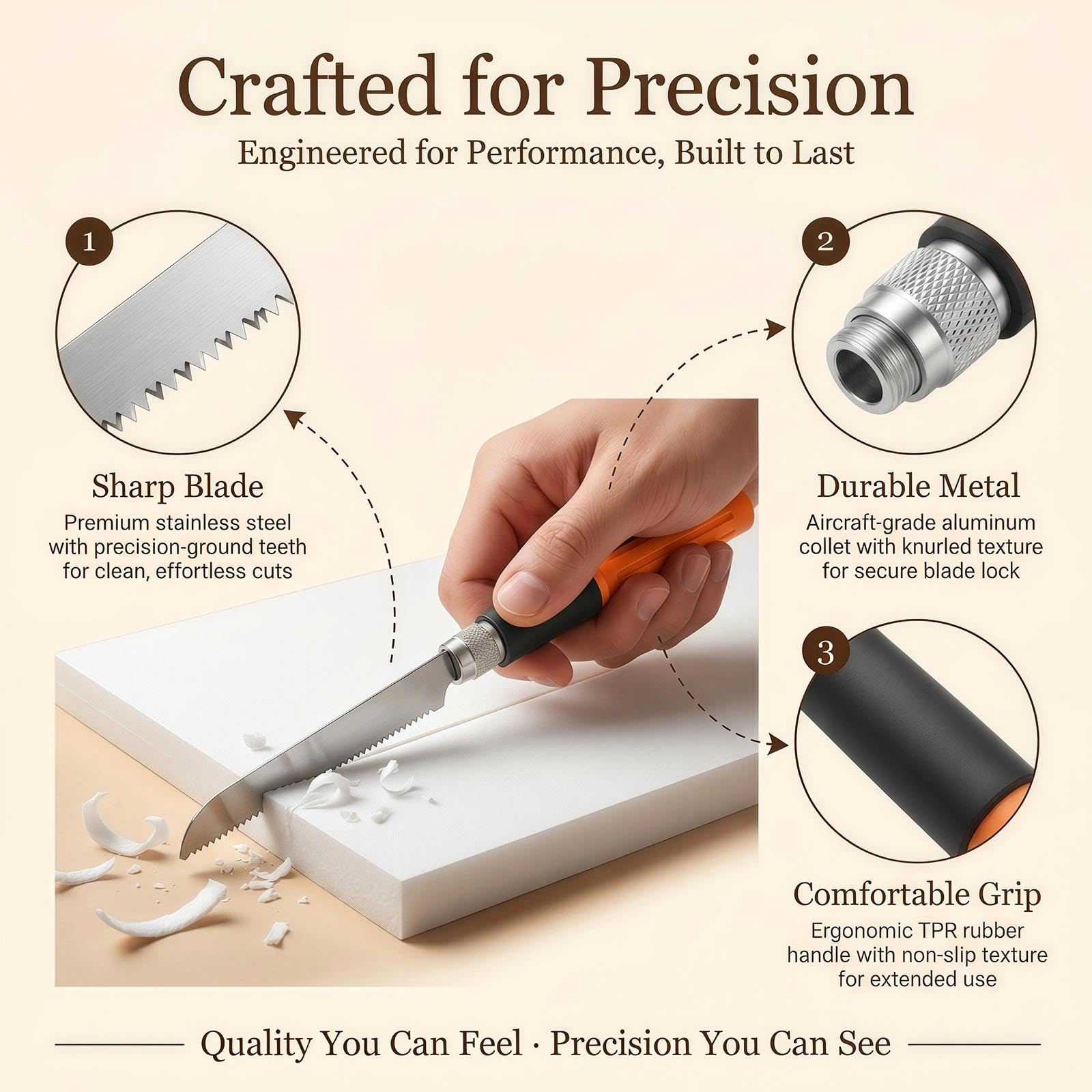 HUBEST Hobby Saw & Knife Set - Precision Crafting -4 HUBEST Hobby Saw & Knife Set - Precision Crafting -4