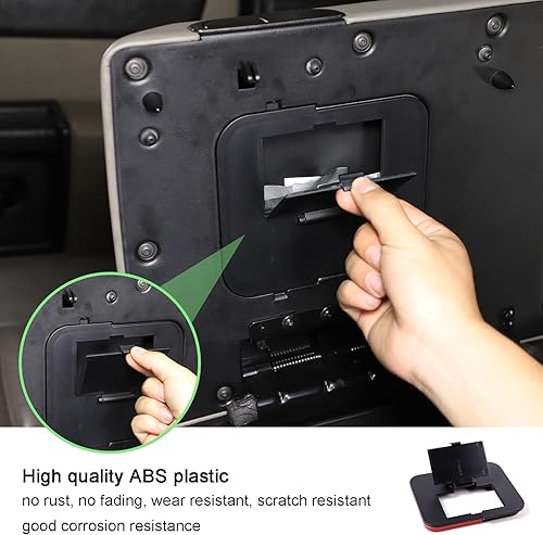 Miniatura 5 de Organizador de consola central, reposabrazos oculto, caja de almacenamiento para Hummer H2 2003-2007, bandeja oculta para reposabrazos de inserción,