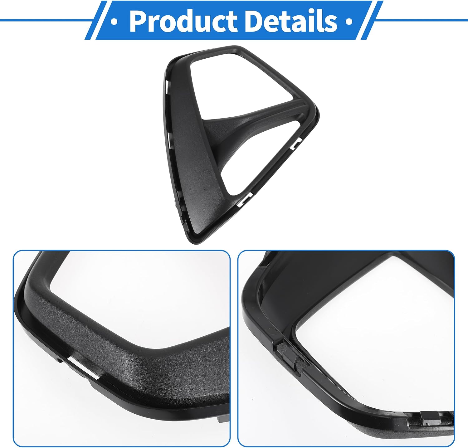 Fog Light Grill Front Lower Bumper Fog Light Cover Inserts No.84538969 for Chevrolet Blazer 2019-2022 Black ABS 1 Pc Front Right Car