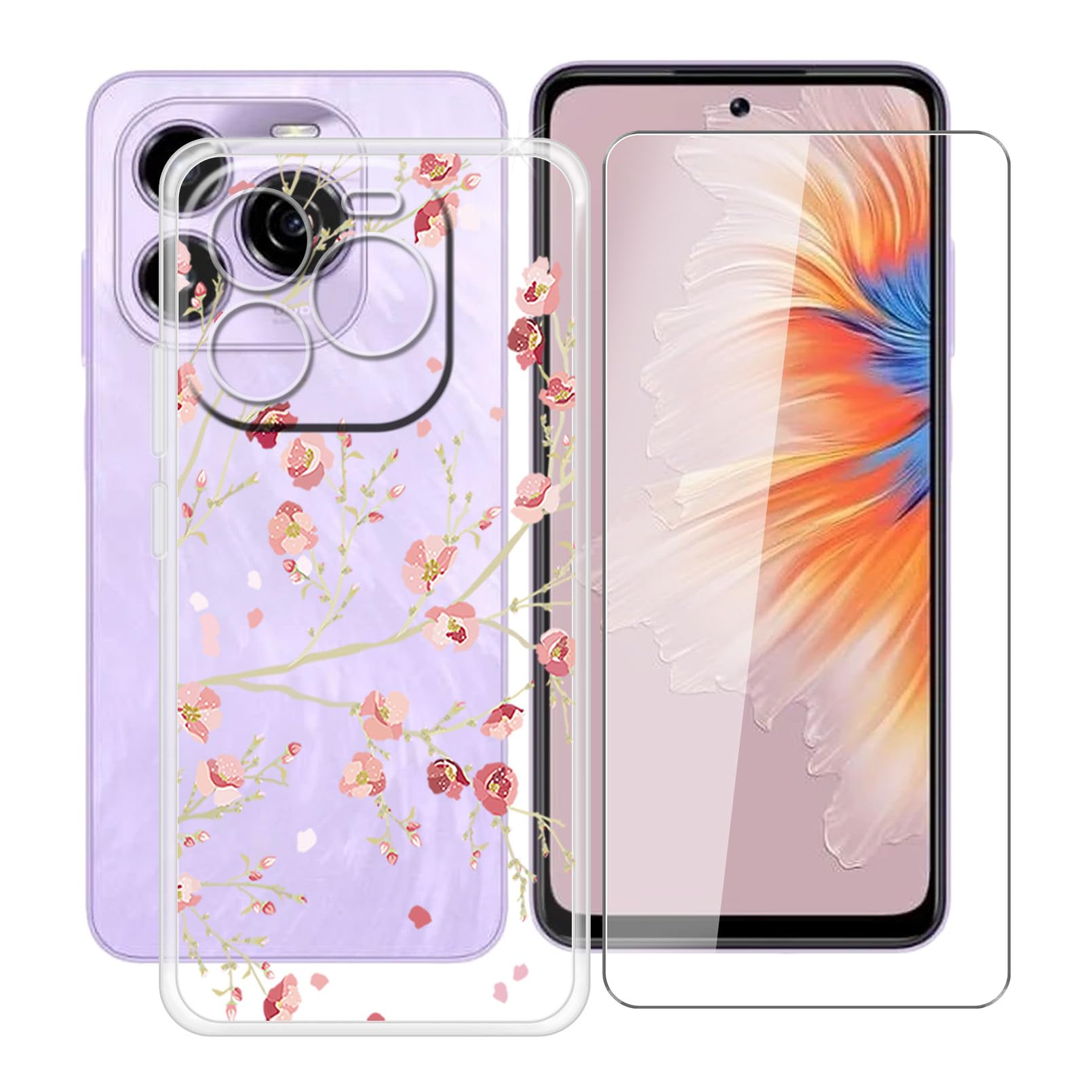 Coque Silicone + 2 Verres Trempés Pour OUKITEL WP55 - Protection Antichoc Et Anti-rayures