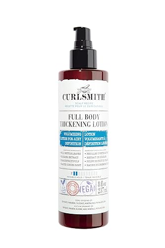 CURLSMITH - Loción espesante de cuerpo completo - Volumen instantáneo para todo tipo de cabello y rizos, vegano (8.0 fl oz/8 fl oz)