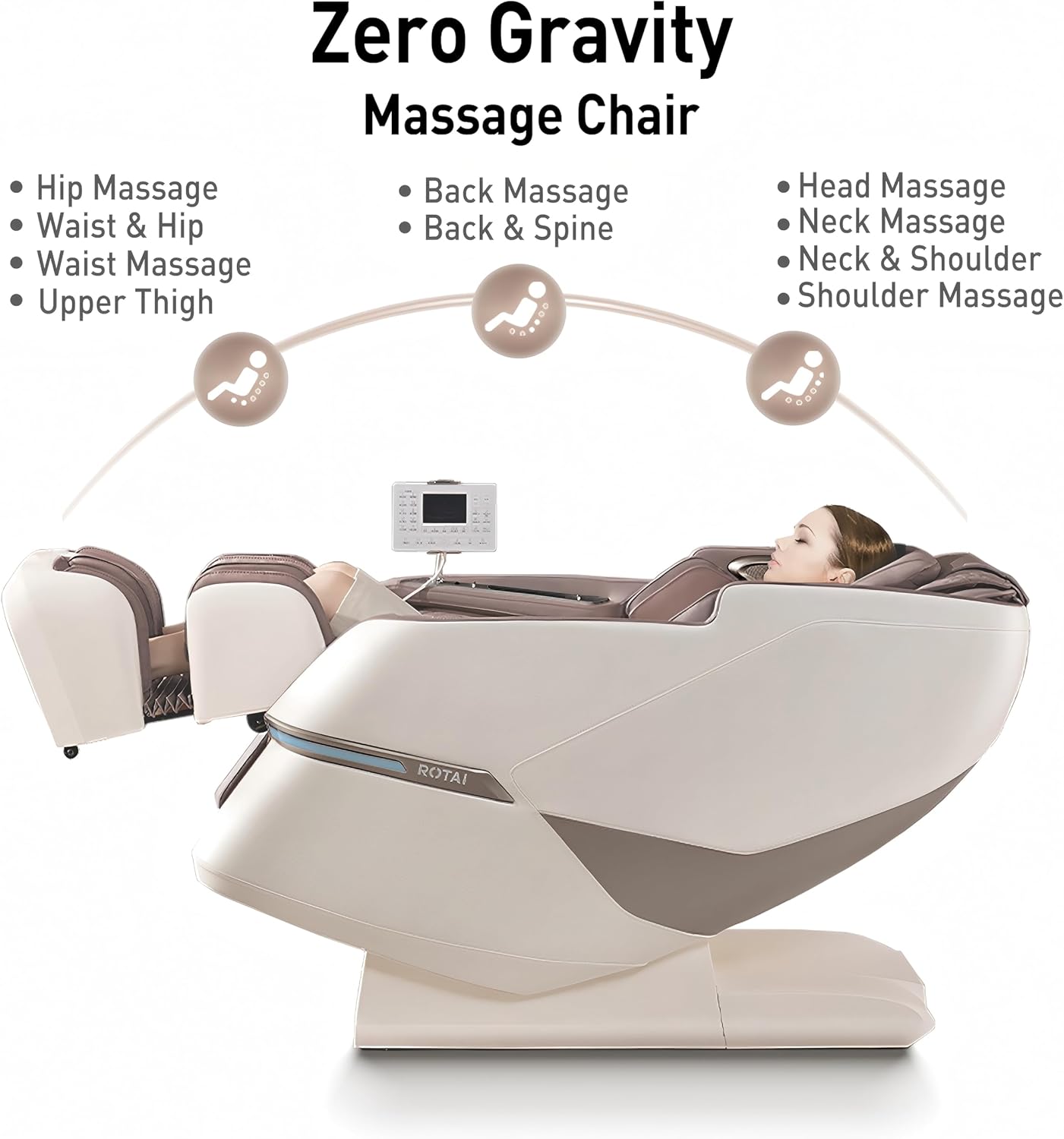 ROTAI 4D Massage Chair in use