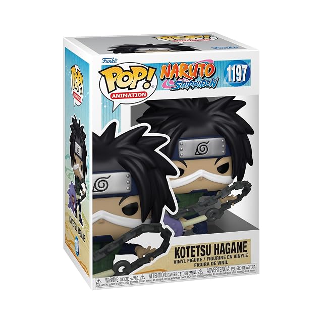 Funko Pop! Animation: Naruto - Kotetsu Hagane with Weapon - Figura de Vinilo Coleccionable - Anime Fans