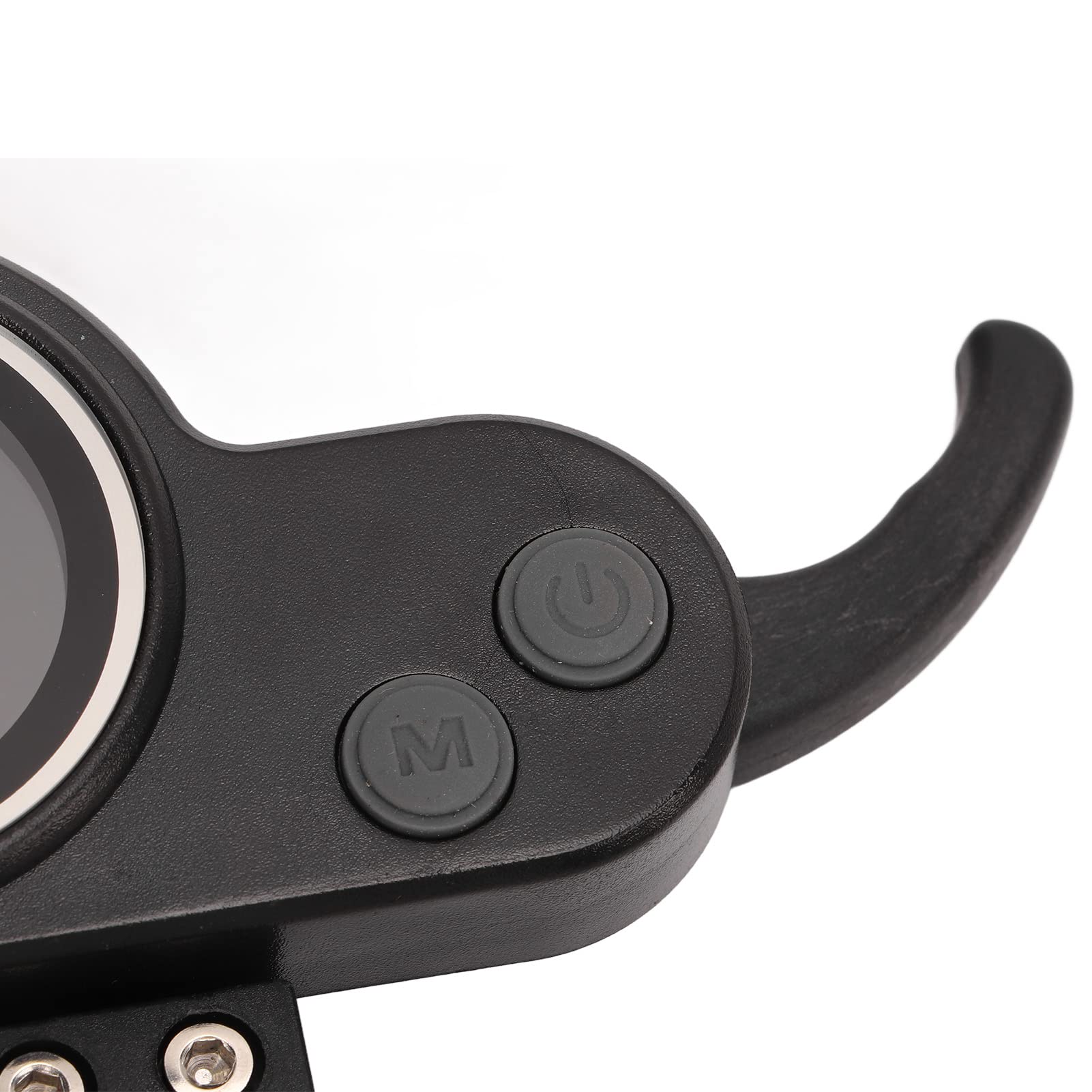 VBESTLIFE Écran LCD de Vélo électrique avec Accélérateur au Doigt, Affichage de la Puissance du Vélo 2 en 1 L081, Affichage de la Tension de la Batterie LCD avec Connecteur étanche, pour