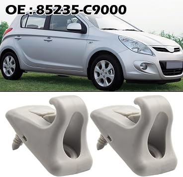 Plastic Sun Visor Clip Support with OE 85235C9000 for Hyundai i20 2008-2015 Elantra 2017 Creta 2015-2017 Sonata 2015-2018 Interior Trim Part
