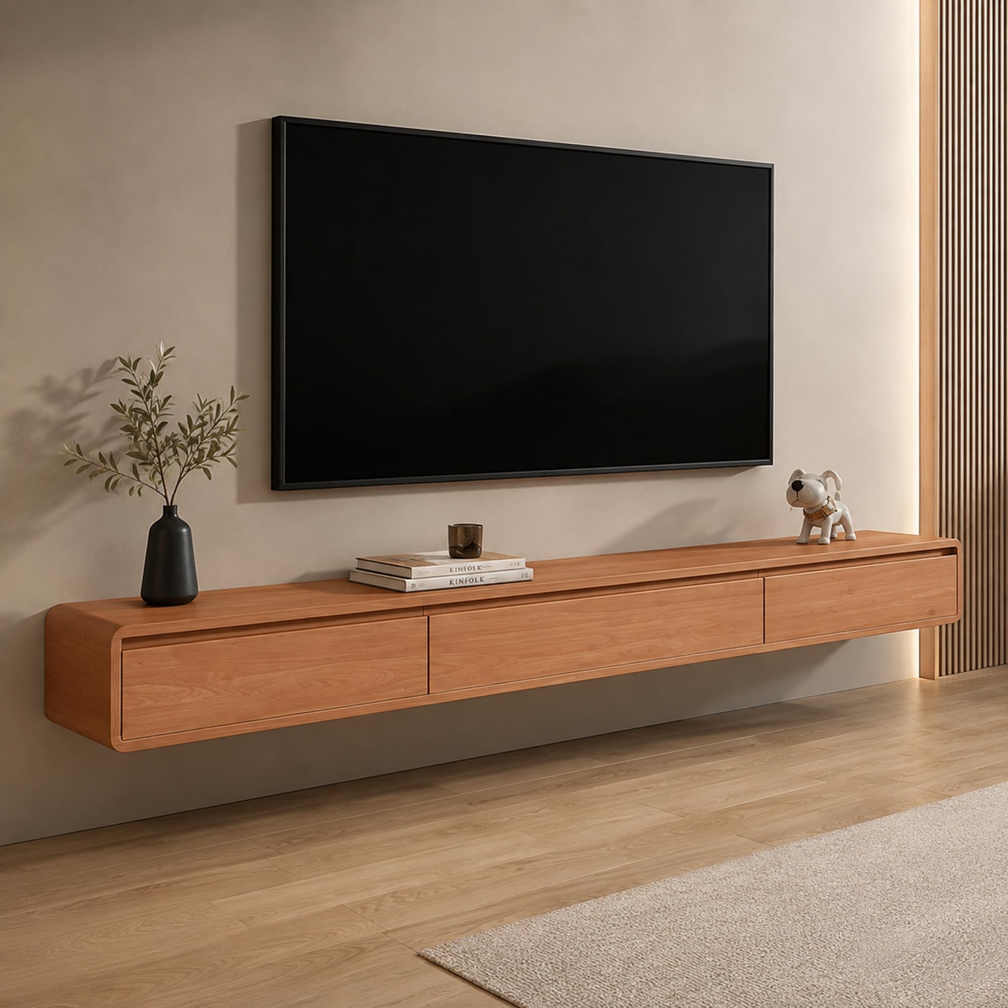 JSLJJBD Mueble TV Flotante, Mueble TV Suspendido