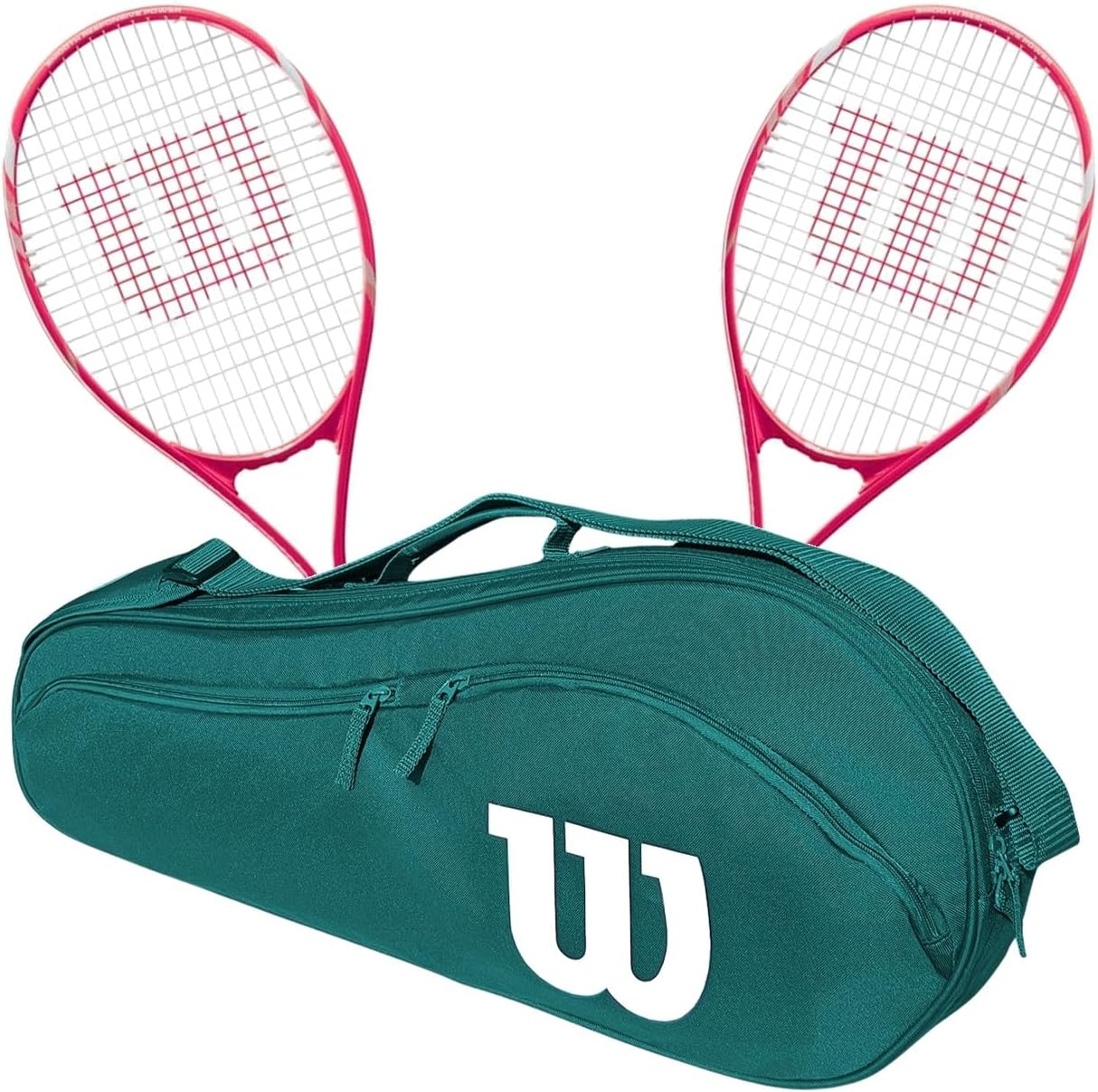 Wilson Tempest Pro Lite Tennis Racquet Doubles Bundle with an Advantage 2.5 Tennis Bag