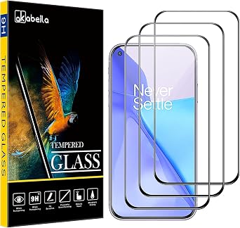 AKABEILA [3 Pack Screen Protector for Oppo A53 4G/A32/A33/A73 5G/A53 5G HD Tempered Glass Film 9H Hardness Case Friendly Easy Installation Anti Scratch Bubble Free [Full Coverage] 6.5" Black
