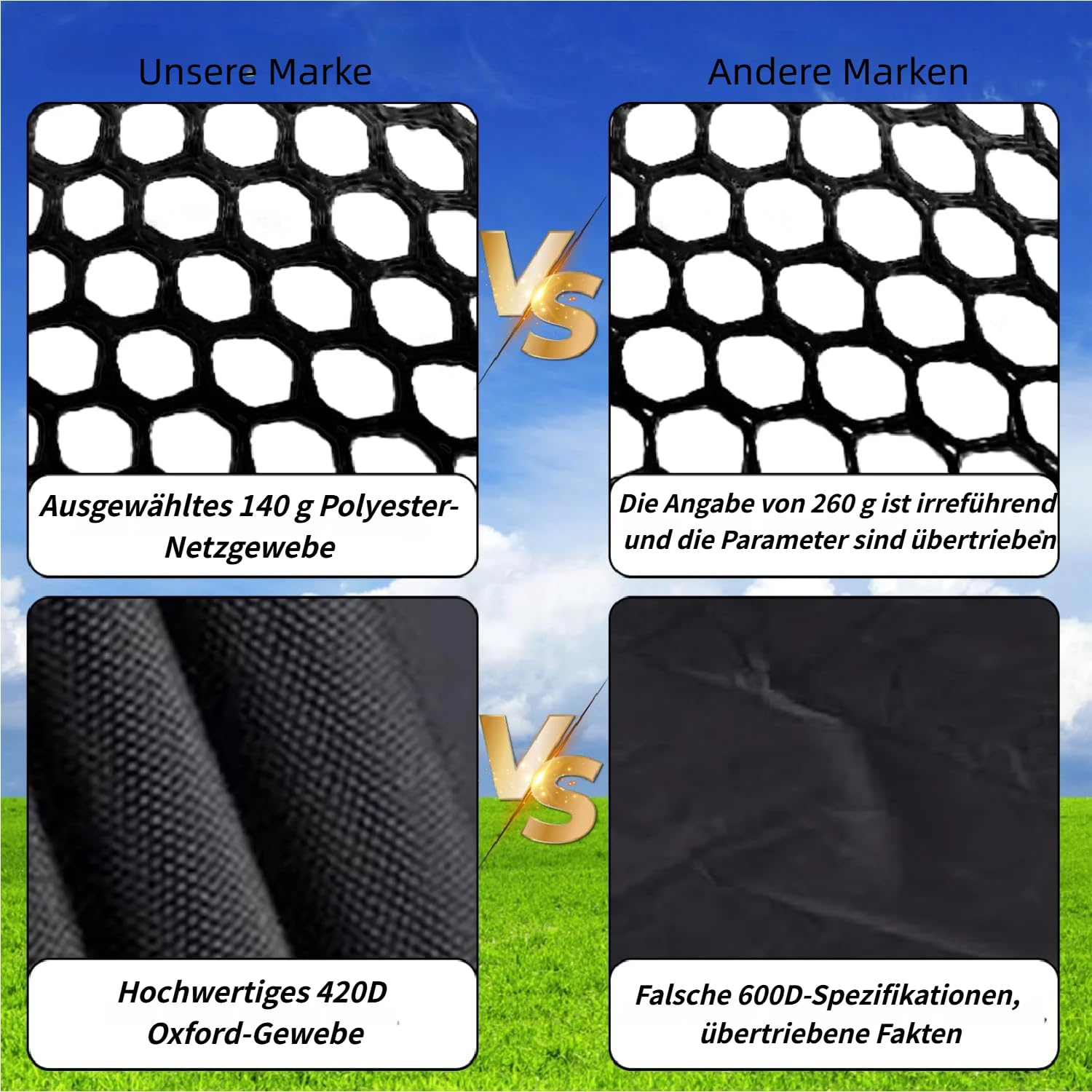 Kapler Golfnetz für Zuhause: Golf Übungsnetz - Schlagnetz Set inkl. Matte Bälle für Indoor Outdoor Garten - Robustes Trainingsnetz für Full Swing Chipping