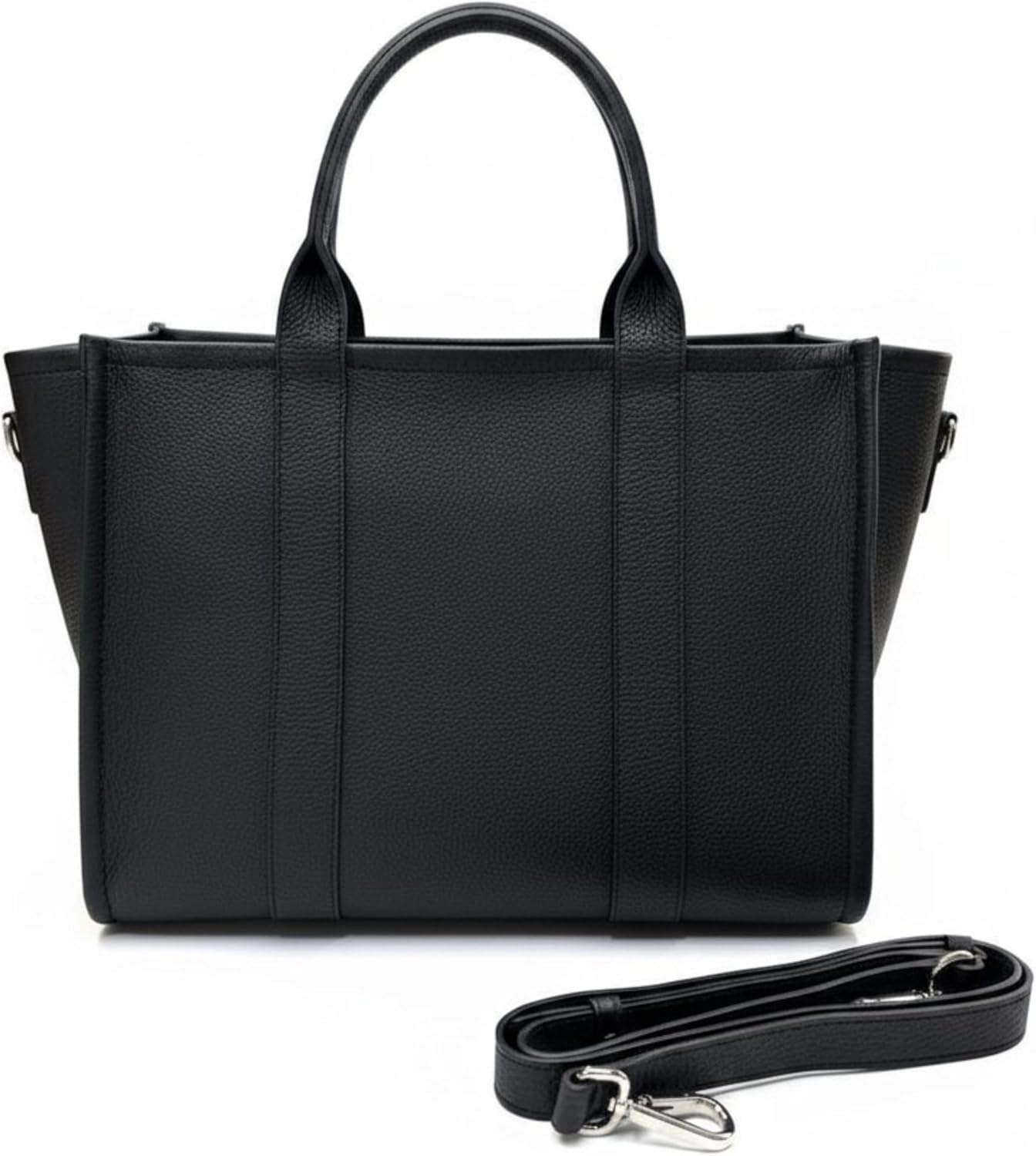 Genuine Leather Satchel Handbag for Women Handmade Shoulder Bag Cowhide Tote Purse