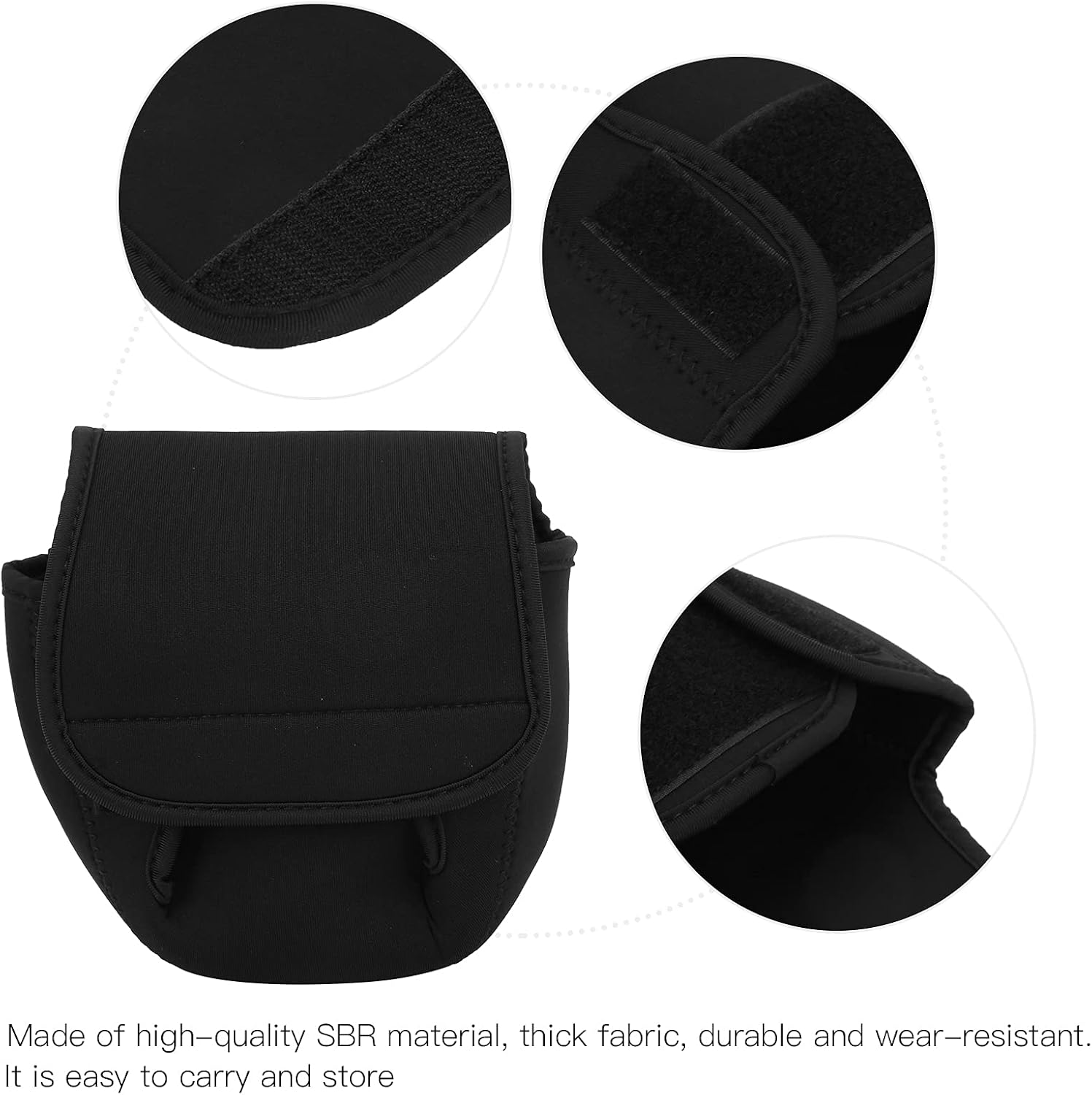 Fishing Reel Case, Soft Impact- Protective Cover with Anti-Collision Design, Durable Travel Storage Bag for Reel Protection, Fishing Gear Organizer, Lightweight and Compact for Fishing Trips, Boat