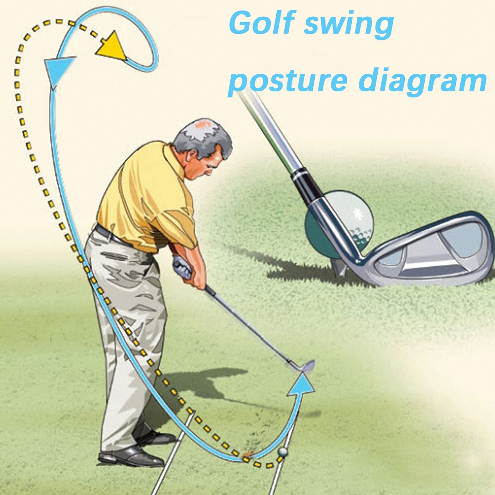 Zestaw maszyn golfowych dla dzieci, do użytku wewnątrz i na zewnątrz, przenośny sprzęt treningowy do golfa, prezent dla dzieci - dla 3+