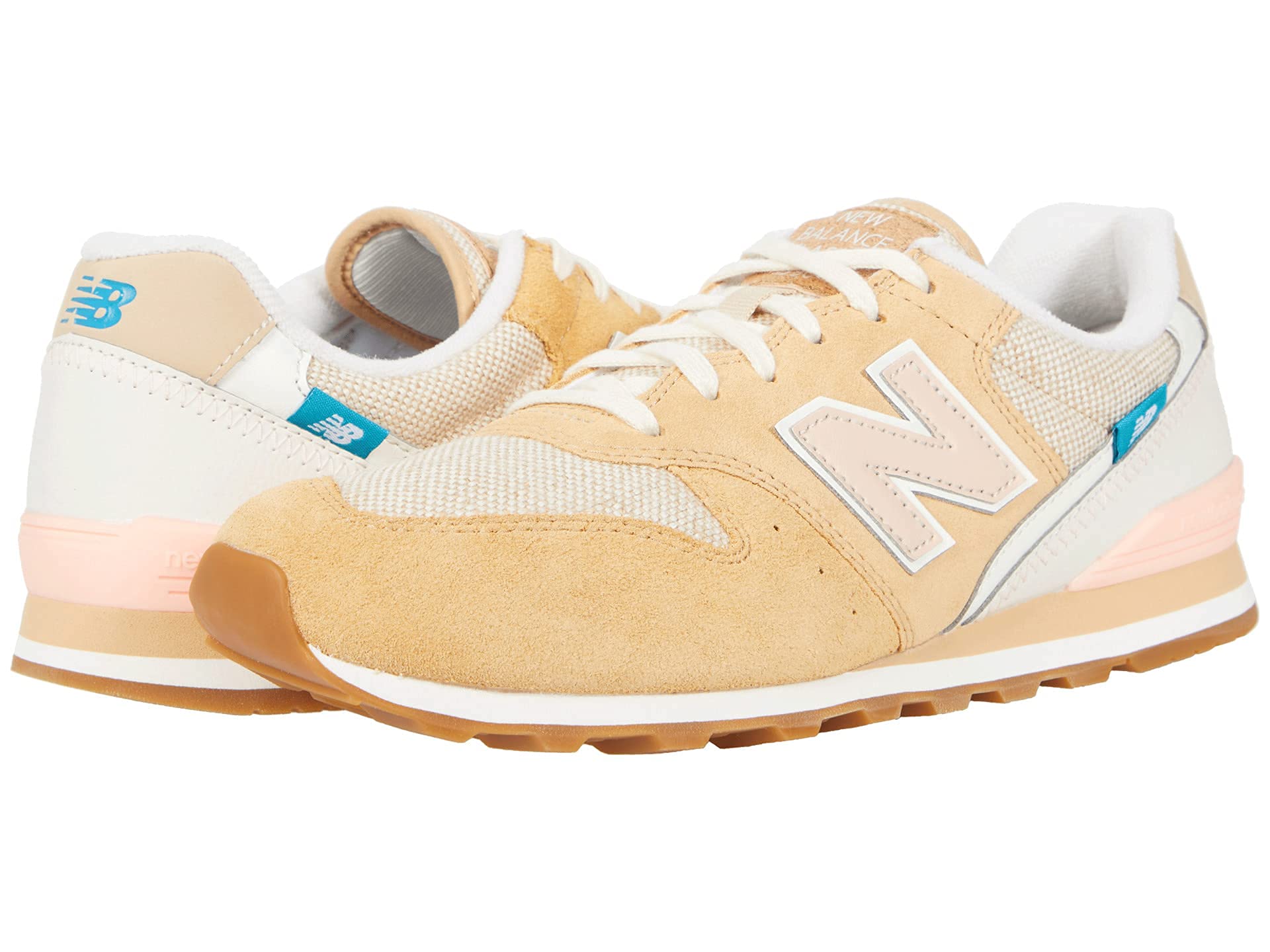 New Balance Women's 996 Classic Sneakers, Maple Sugar/Cloud Pink, 8.5 Medium US