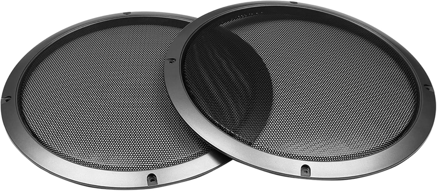 X AUTOHAUX 2 Pcs Grill Cover Mesh Protector Car Speaker Subwoofer 10 Inch