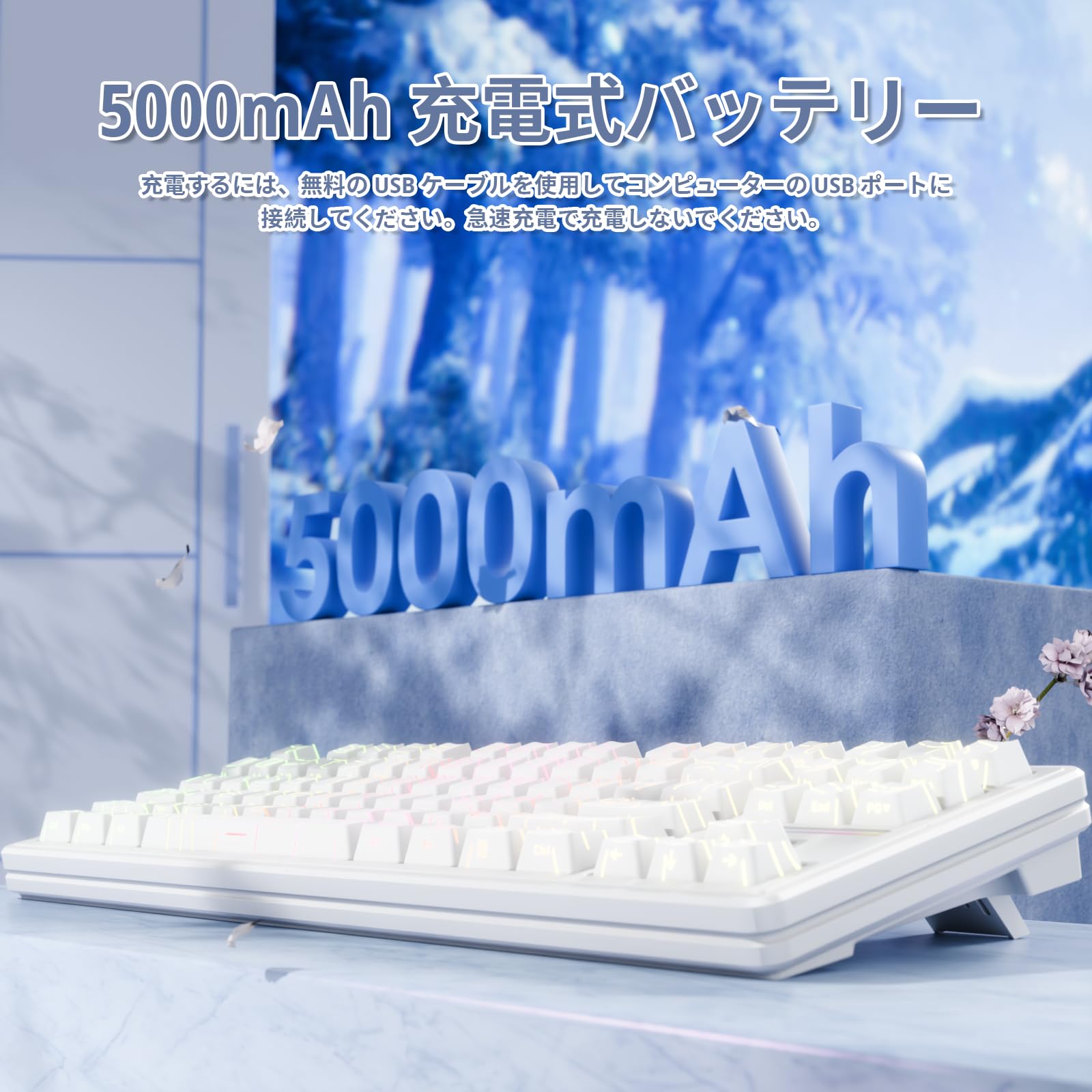 Amazon.co.jp: ATTACK SHARK M87PRO メカニカルキーボード ゲーミング
