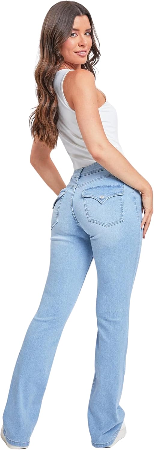 YMI Womens YMI Jeans Women's Sustainable Bootcut Jeans, P60853 - Image 6