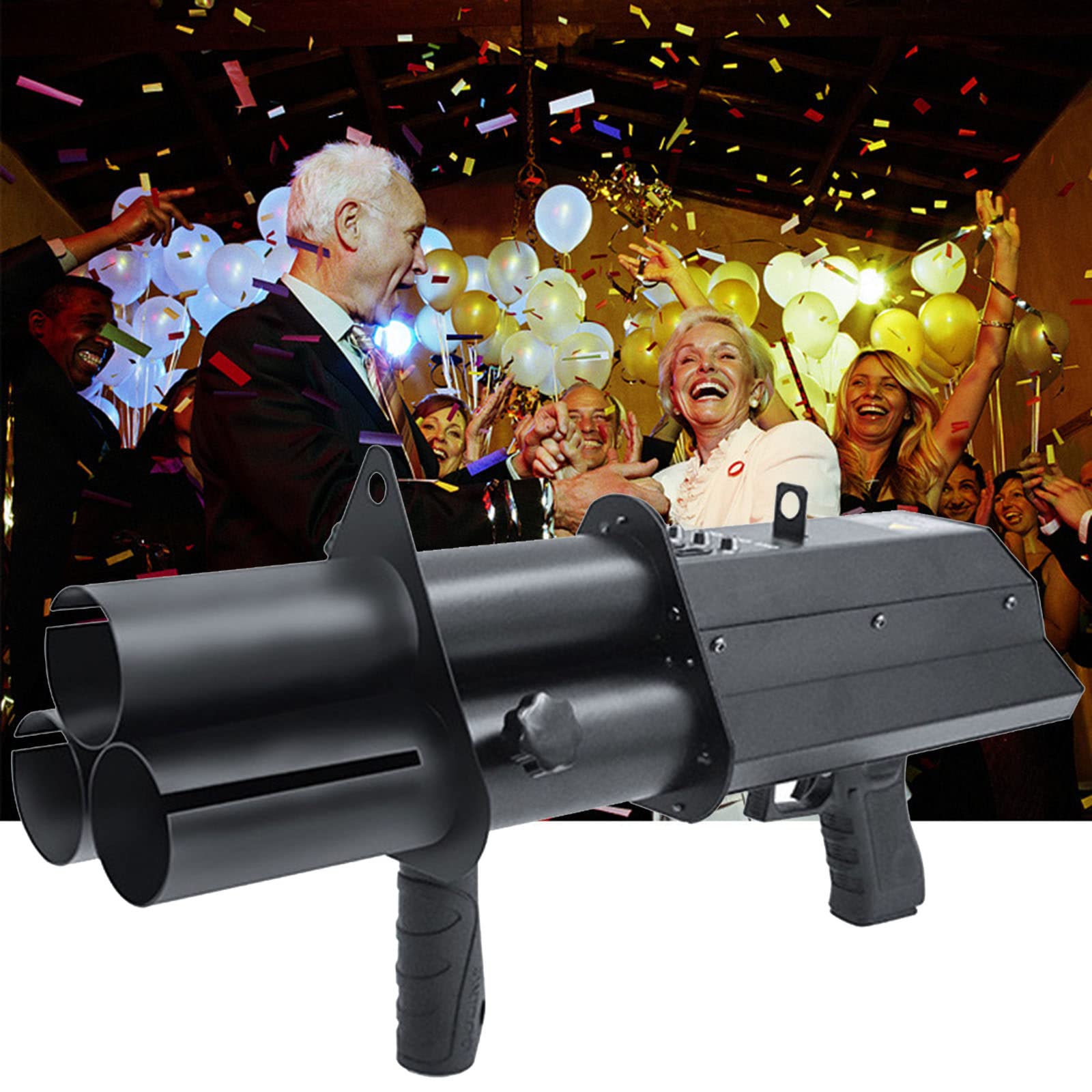 Bezprzewodowa Wyrzutnia Konfetti Cannon, Profesjonalny Bar Atmosfera Confetti Jet Machine na Imprezę, Klub, Wesele, Elektryczna Strzelanka Konfetti