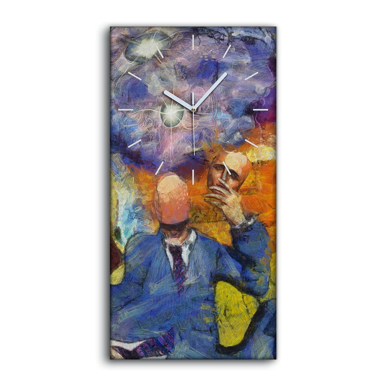 Horloge sur Toile silencieuse fini le bruit pour une chambre design zen