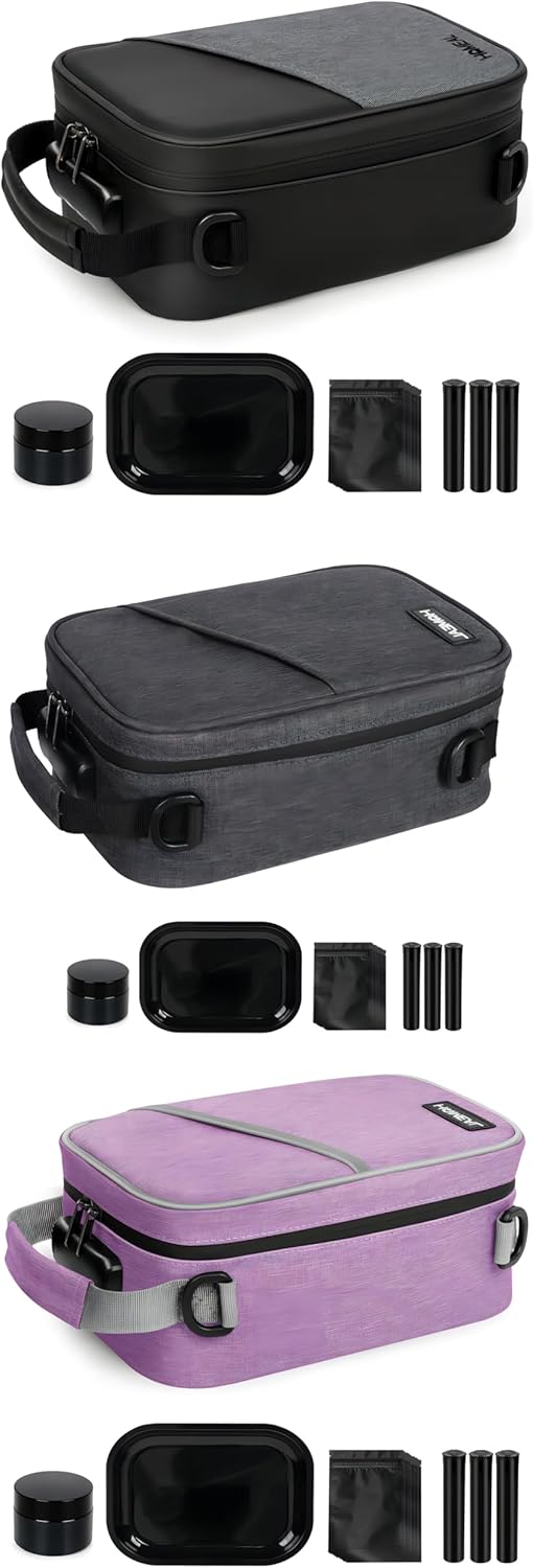 HOMEAL Smell Proof Bag 3Pack Gift for Men Women