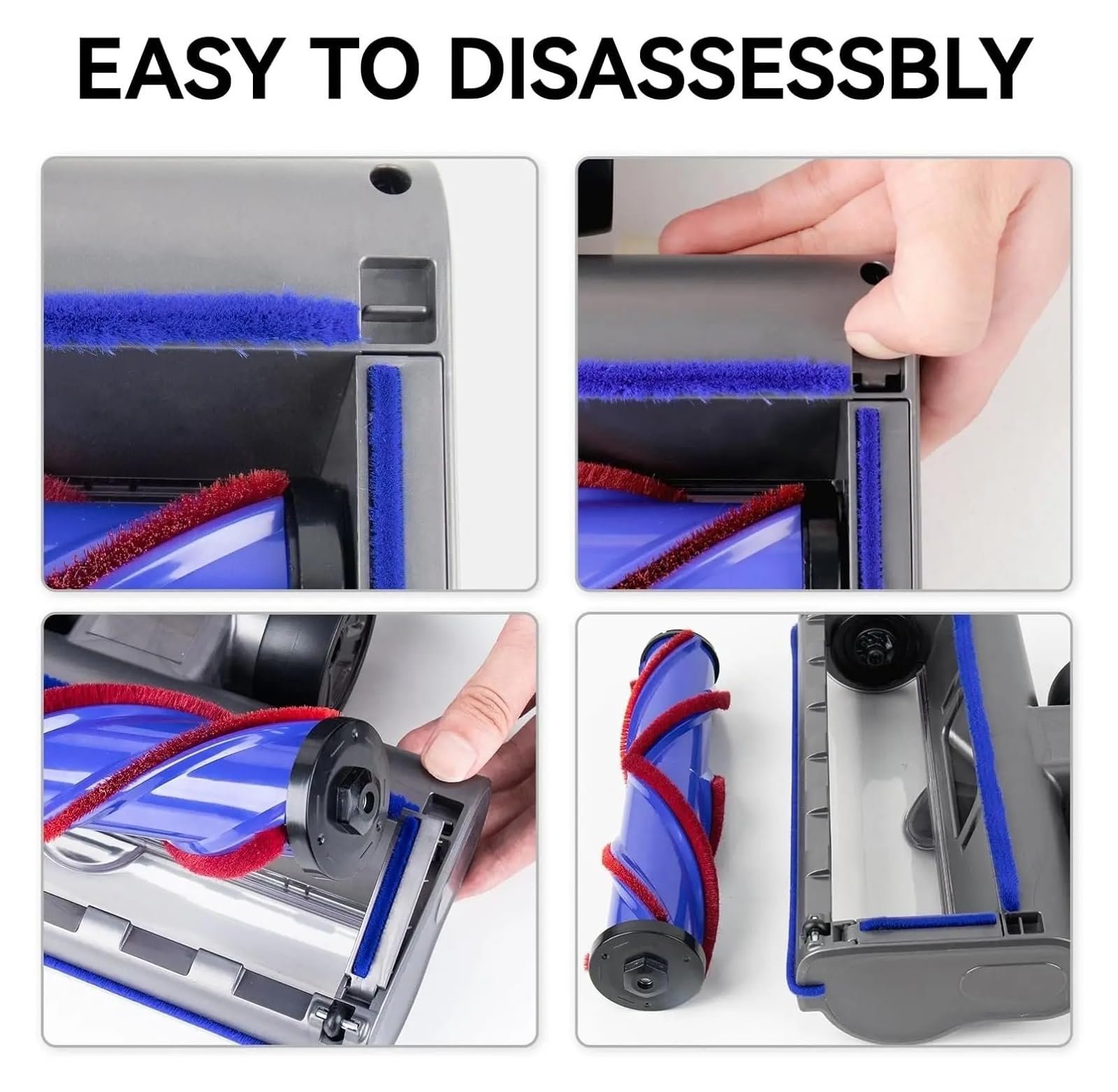 Cabezal De Cepillo Motorizado For Aspiradora, Compatible Con Los Modelos Dyson, V10 Digital Slim Y V12 Detect Slim