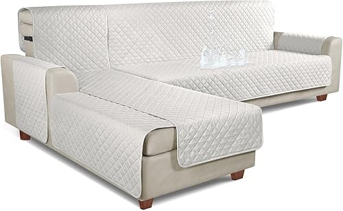 KinCam Fundas de sofá modulares 100% impermeables, fundas reversibles en forma de L, 3 piezas, fundas de sofá para tumbonas seccionales, para disponible en Yaxa Mexico