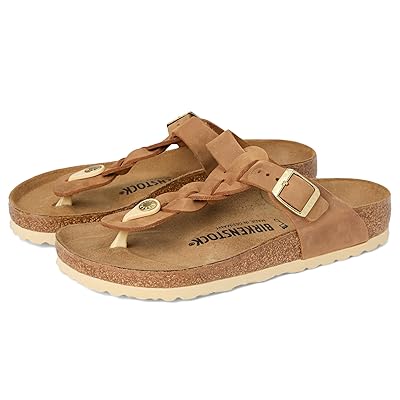Birkenstock Gizeh Braided Oiled Leather Women