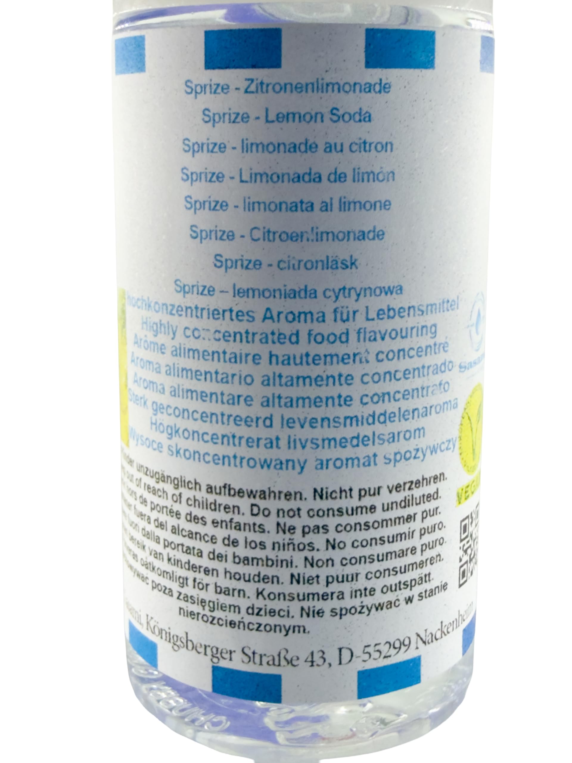 Sprize - Limonada de limón Aroma Concentrado - Vegano - Sasami - 100ml