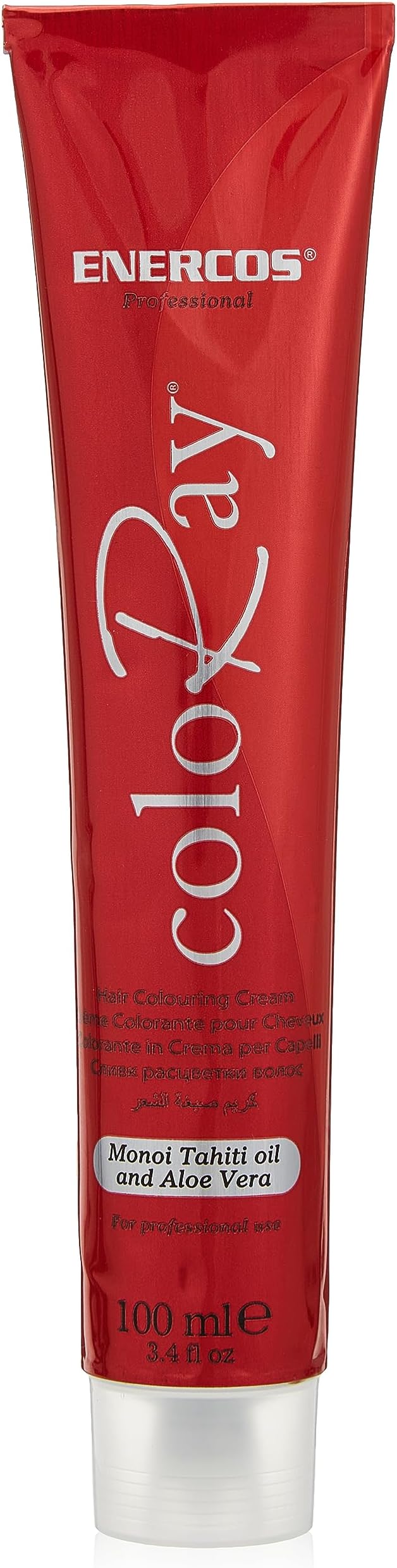 Enercos Professional Coloray Permanent Hair Color Cream, Shine & Silky Touch, Long Lasting, #5/111, Extra Intensive Ash Light Brown, 100ml